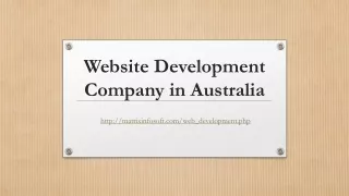 website development company in australia