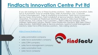 Findfacts Innovation Centre Pvt ltd