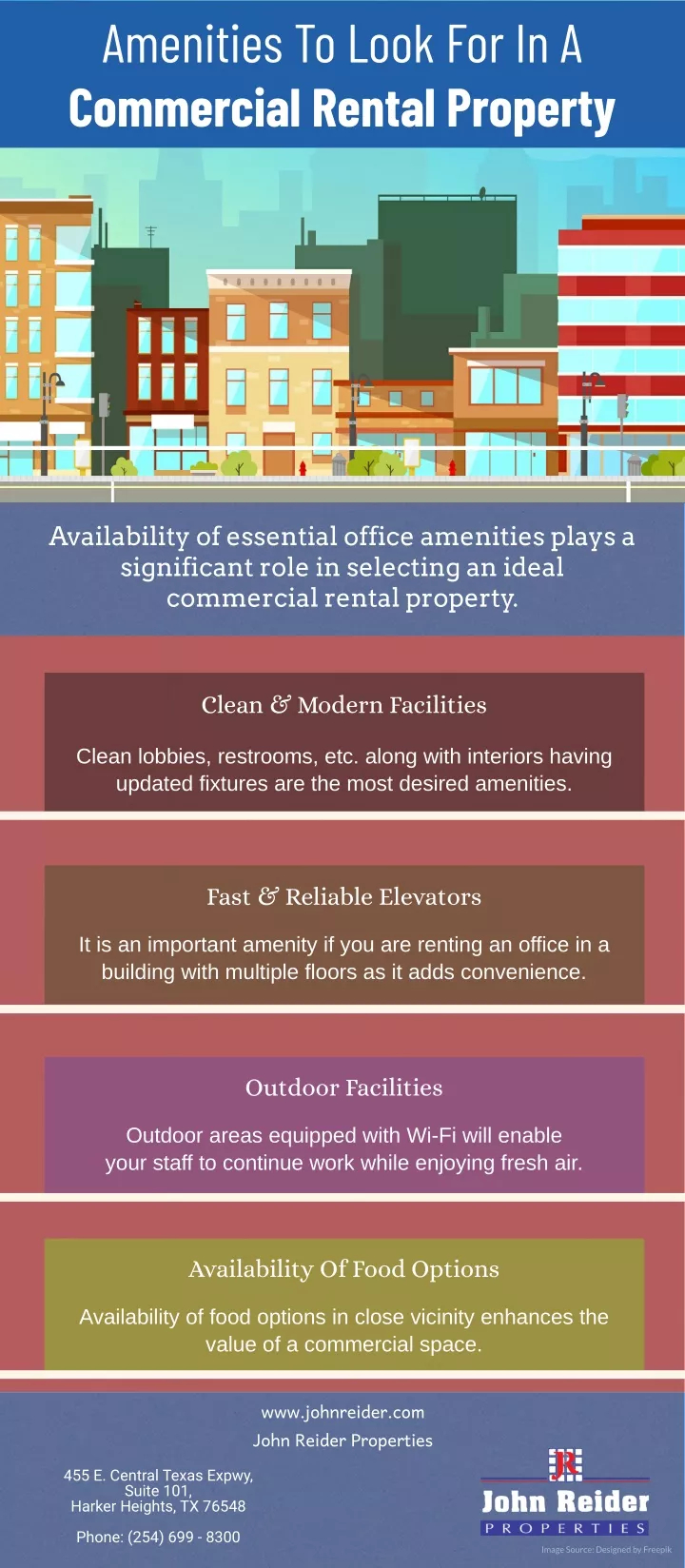 amenities to look for in a commercial rental