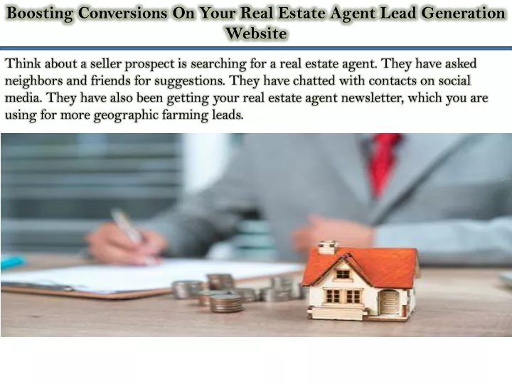 boosting conversions on your real estate agent