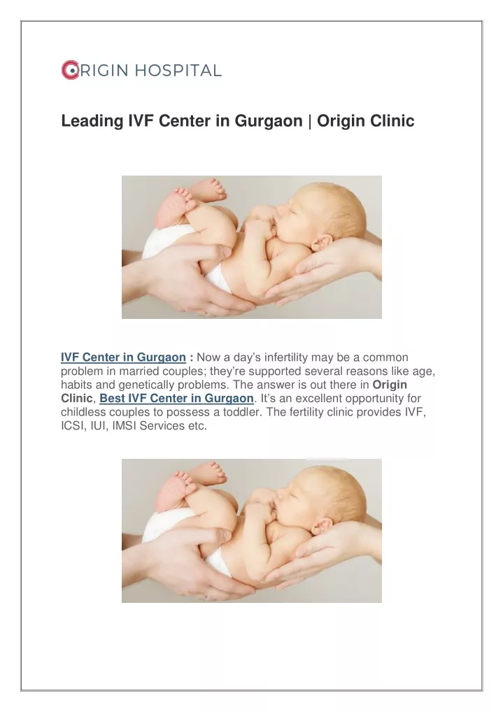 leading ivf center in gurgaon origin clinic