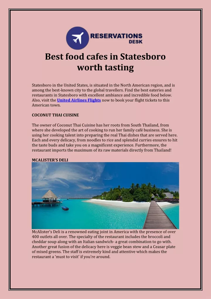 best food cafes in statesboro worth tasting