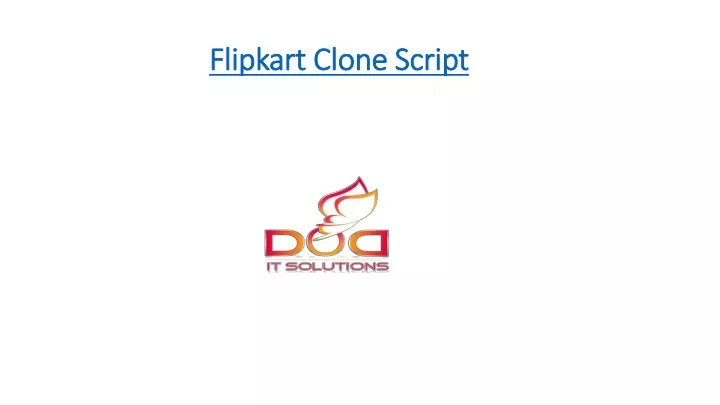 flipkart clone script