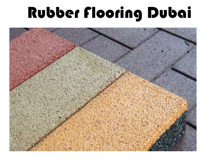 rubber flooring dubai