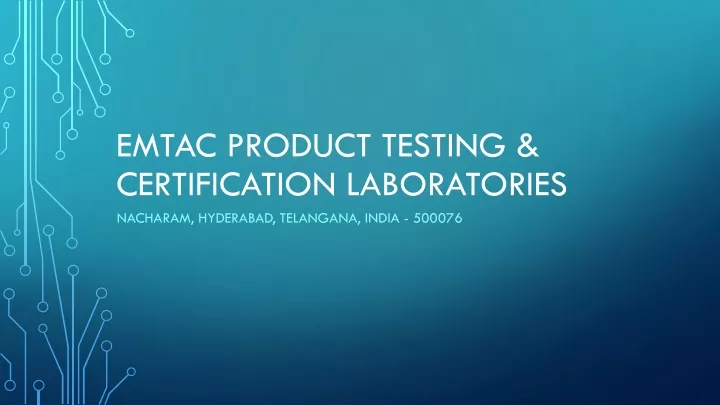 emtac product testing certification laboratories