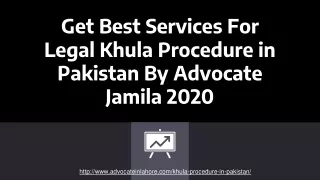 Get Concern For Easy & Best Khula Procedure in Pakistan
