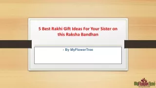 5 Best Rakhi Gift Ideas For Your Sister on this Raksha Bandhan