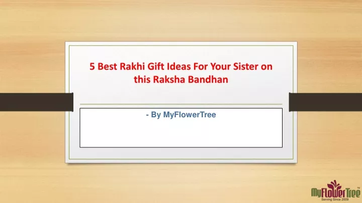 5 best rakhi gift ideas for your sister on this raksha bandhan