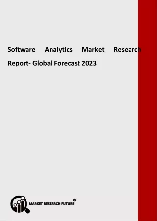 software analytics market research report global