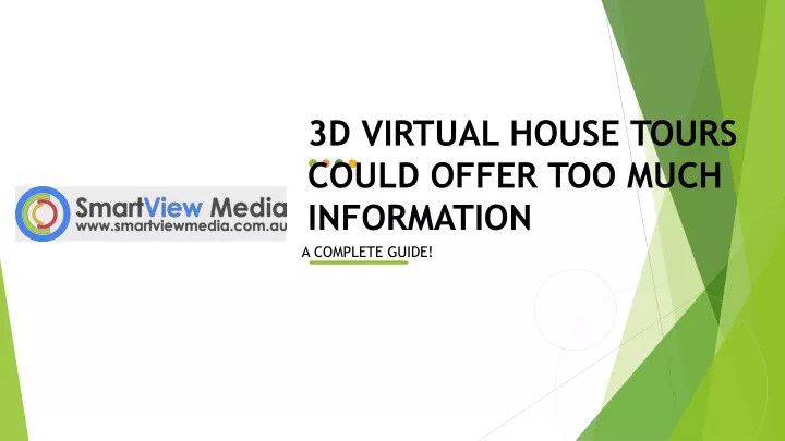 3d virtual house tours could offer too much information