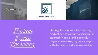 Strategy Inc. - Medical Device Market Research Consulting