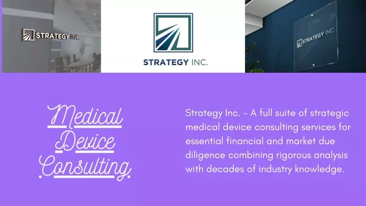medical device consulting