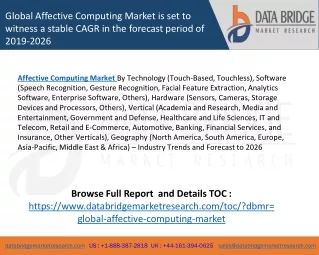 global affective computing market