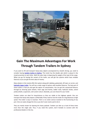 gain the maximum advantages for work through