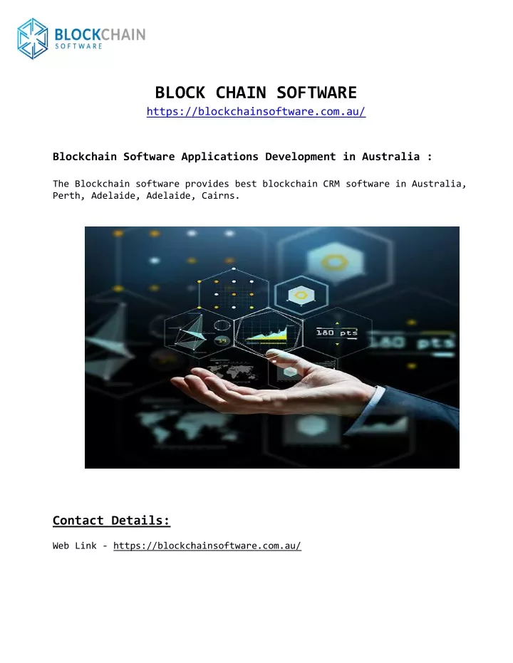 block chain https blockchainsoftware com au https