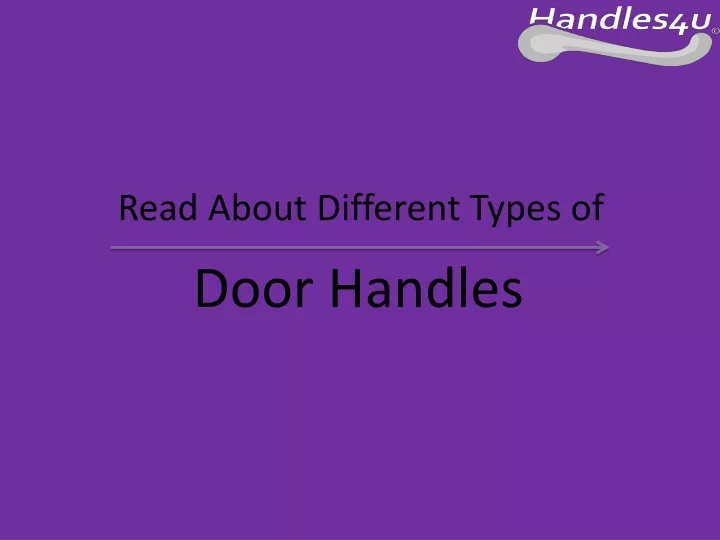read about different types of