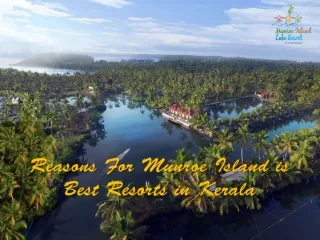Reasons For Munroe Island is Best Resorts in Kerala