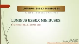 Minibus Hire Essex