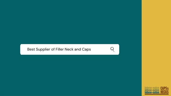 best supplier of filler neck and caps