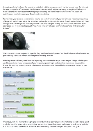 increasing website traffic on the website