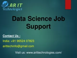 data science job support