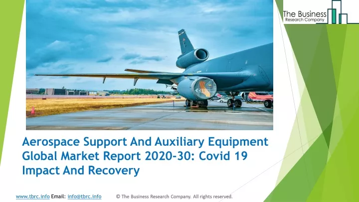 aerospace support and auxiliary equipment global market report 2020 30 covid 19 impact and recovery