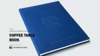 How to make a coffee table book?