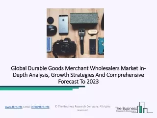 global durable goods merchant wholesalers market