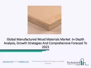 Manufactured Wood Materials Market Overview And Industry Growth