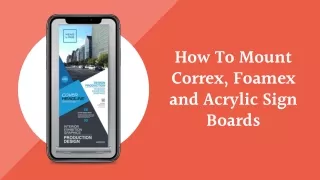 How to Mount Sign Boards for Maximum Exposure