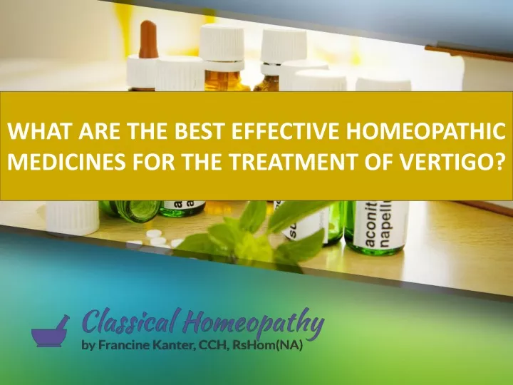 what are the best effective homeopathic medicines