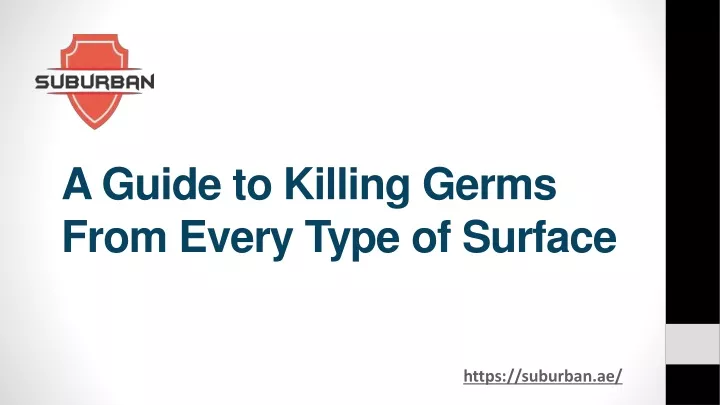 a guide to killing germs from every type