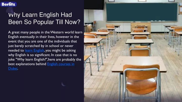 why learn english had been so popular till now