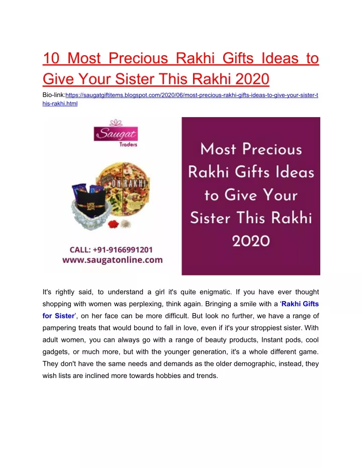 10 most precious rakhi gifts ideas to give your