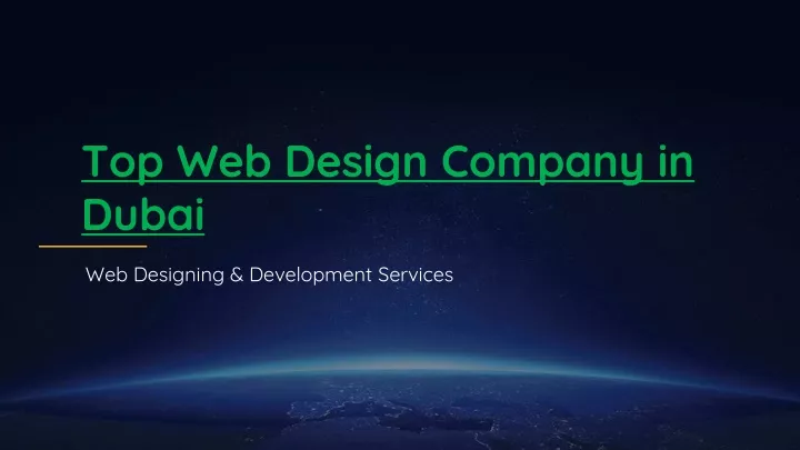 top web design company in dubai