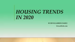 housing trends in 2020