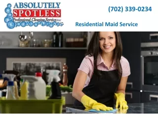 Las Vegas Residential Maid Service