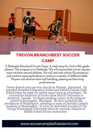 trevon branchbest soccer