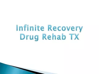 infinite recovery drug rehab tx