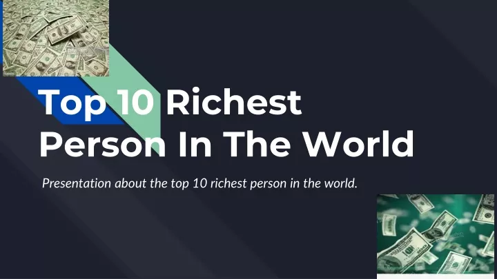 top 10 richest person in the world