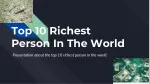 Top 10 richest person in the world