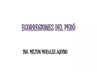 ecorregiones del per