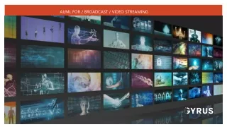 Reduce cost and Monetize Video Streaming with AI/ML