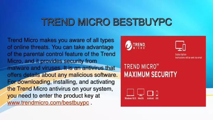 trend micro bestbuypc