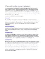 What to look for when choosing a kindergarten - slide 1