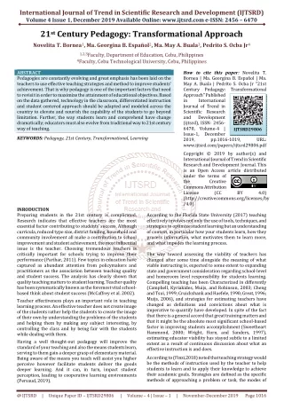 international journal of trend in scientific