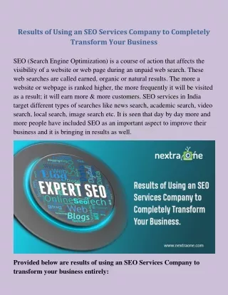 Best SEO Company & Services