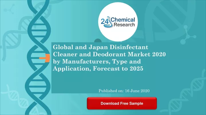 global and japan disinfectant cleaner