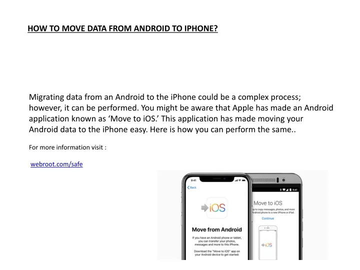 how to move data from android to iphone