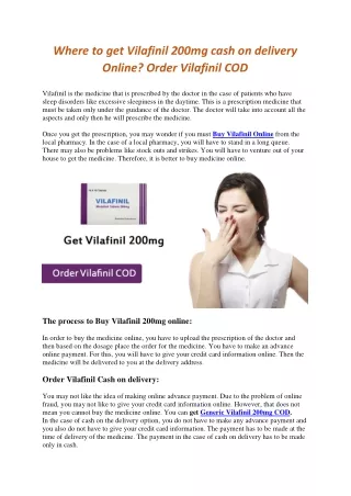 Where to get Vilafinil 200mg cash on delivery Online? Order Vilafinil COD